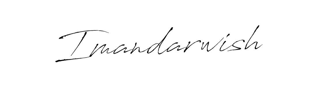 Design your own signature with our free online signature maker. With this signature software, you can create a handwritten (Antro_Vectra) signature for name Imandarwish. Imandarwish signature style 6 images and pictures png