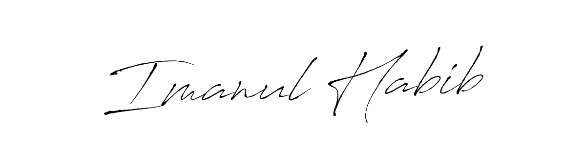 This is the best signature style for the Imanul Habib name. Also you like these signature font (Antro_Vectra). Mix name signature. Imanul Habib signature style 6 images and pictures png