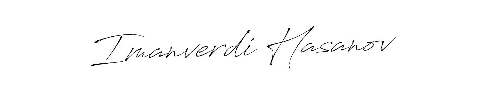 Imanverdi Hasanov stylish signature style. Best Handwritten Sign (Antro_Vectra) for my name. Handwritten Signature Collection Ideas for my name Imanverdi Hasanov. Imanverdi Hasanov signature style 6 images and pictures png