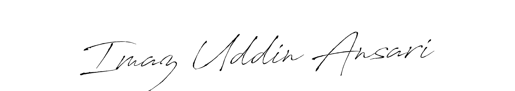 This is the best signature style for the Imaz Uddin Ansari name. Also you like these signature font (Antro_Vectra). Mix name signature. Imaz Uddin Ansari signature style 6 images and pictures png