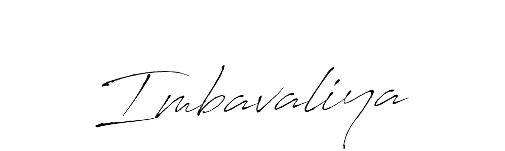 Design your own signature with our free online signature maker. With this signature software, you can create a handwritten (Antro_Vectra) signature for name Imbavaliya. Imbavaliya signature style 6 images and pictures png