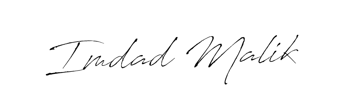This is the best signature style for the Imdad Malik name. Also you like these signature font (Antro_Vectra). Mix name signature. Imdad Malik signature style 6 images and pictures png