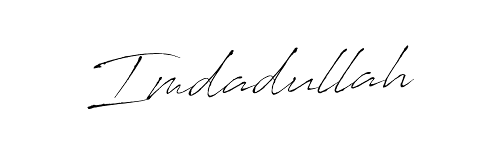 The best way (Antro_Vectra) to make a short signature is to pick only two or three words in your name. The name Imdadullah include a total of six letters. For converting this name. Imdadullah signature style 6 images and pictures png