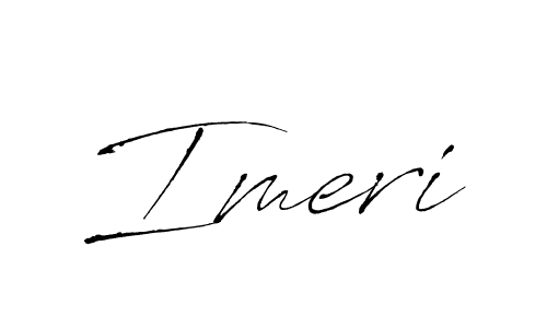 Imeri stylish signature style. Best Handwritten Sign (Antro_Vectra) for my name. Handwritten Signature Collection Ideas for my name Imeri. Imeri signature style 6 images and pictures png