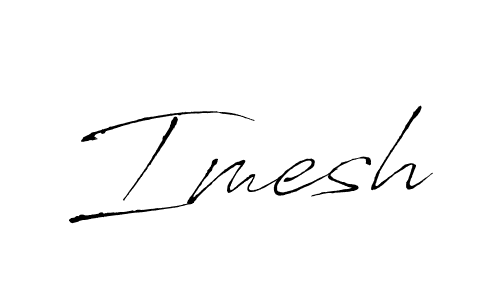Make a beautiful signature design for name Imesh. With this signature (Antro_Vectra) style, you can create a handwritten signature for free. Imesh signature style 6 images and pictures png