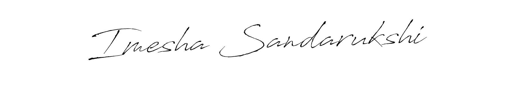 Antro_Vectra is a professional signature style that is perfect for those who want to add a touch of class to their signature. It is also a great choice for those who want to make their signature more unique. Get Imesha Sandarukshi name to fancy signature for free. Imesha Sandarukshi signature style 6 images and pictures png