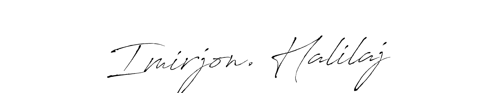 How to make Imirjon. Halilaj name signature. Use Antro_Vectra style for creating short signs online. This is the latest handwritten sign. Imirjon. Halilaj signature style 6 images and pictures png