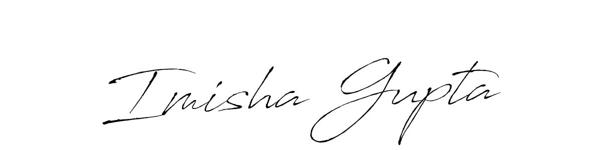 Imisha Gupta stylish signature style. Best Handwritten Sign (Antro_Vectra) for my name. Handwritten Signature Collection Ideas for my name Imisha Gupta. Imisha Gupta signature style 6 images and pictures png