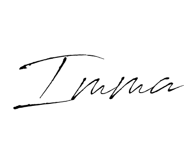 How to make Imma name signature. Use Antro_Vectra style for creating short signs online. This is the latest handwritten sign. Imma signature style 6 images and pictures png