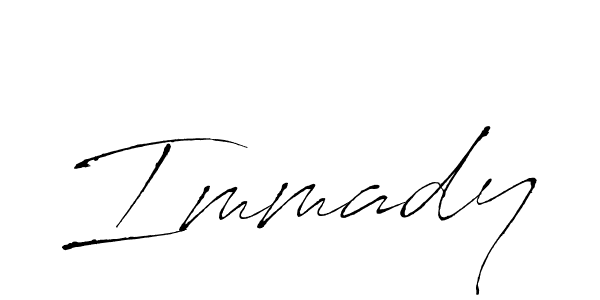 The best way (Antro_Vectra) to make a short signature is to pick only two or three words in your name. The name Immady include a total of six letters. For converting this name. Immady signature style 6 images and pictures png
