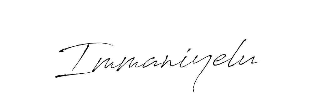 You should practise on your own different ways (Antro_Vectra) to write your name (Immaniyelu) in signature. don't let someone else do it for you. Immaniyelu signature style 6 images and pictures png