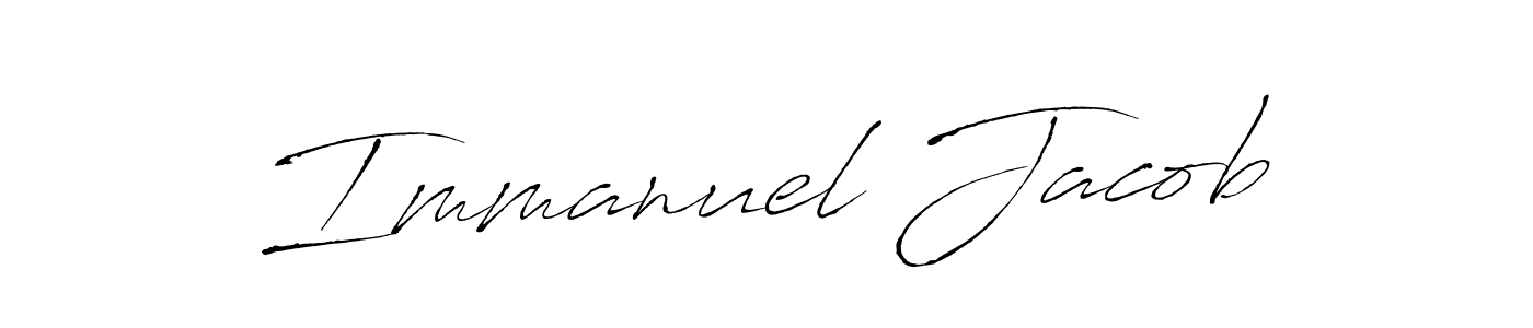 The best way (Antro_Vectra) to make a short signature is to pick only two or three words in your name. The name Immanuel Jacob include a total of six letters. For converting this name. Immanuel Jacob signature style 6 images and pictures png