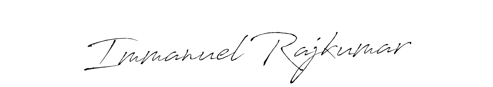 Design your own signature with our free online signature maker. With this signature software, you can create a handwritten (Antro_Vectra) signature for name Immanuel Rajkumar. Immanuel Rajkumar signature style 6 images and pictures png