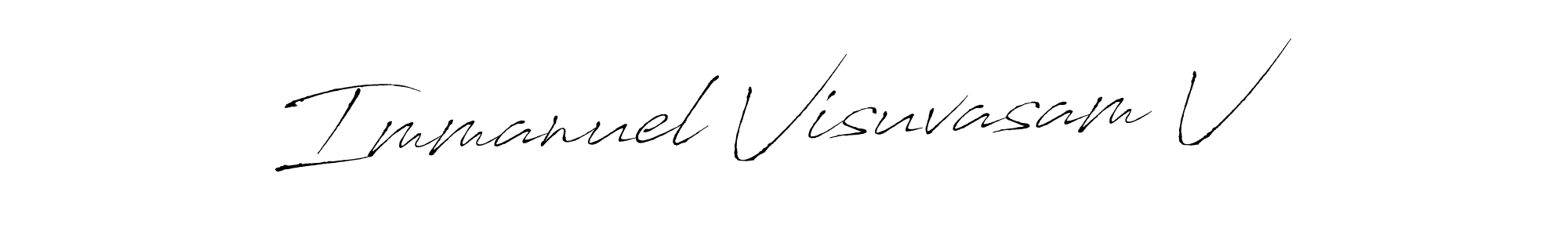 You can use this online signature creator to create a handwritten signature for the name Immanuel Visuvasam V. This is the best online autograph maker. Immanuel Visuvasam V signature style 6 images and pictures png
