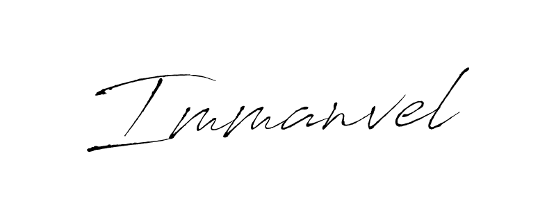 Create a beautiful signature design for name Immanvel. With this signature (Antro_Vectra) fonts, you can make a handwritten signature for free. Immanvel signature style 6 images and pictures png