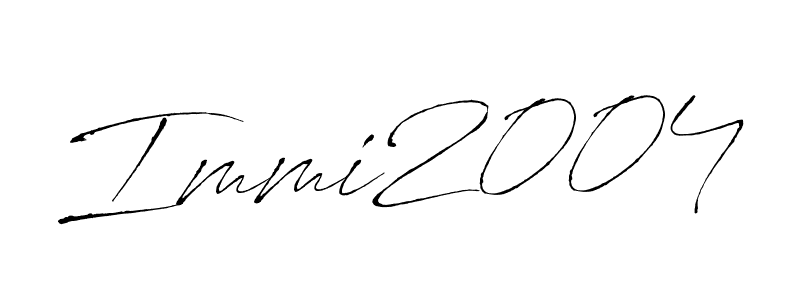 Also we have Immi2004 name is the best signature style. Create professional handwritten signature collection using Antro_Vectra autograph style. Immi2004 signature style 6 images and pictures png