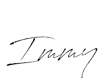 Make a beautiful signature design for name Immy. With this signature (Antro_Vectra) style, you can create a handwritten signature for free. Immy signature style 6 images and pictures png