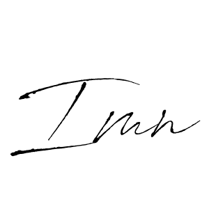 How to make Imn signature? Antro_Vectra is a professional autograph style. Create handwritten signature for Imn name. Imn signature style 6 images and pictures png