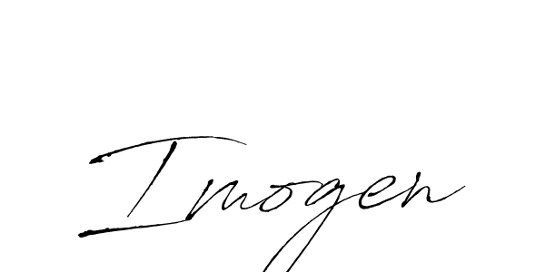 Make a beautiful signature design for name Imogen. With this signature (Antro_Vectra) style, you can create a handwritten signature for free. Imogen signature style 6 images and pictures png