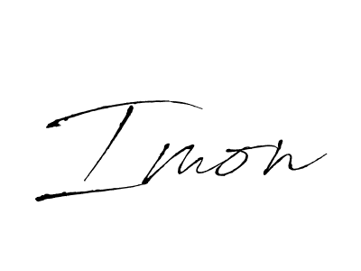 How to make Imon signature? Antro_Vectra is a professional autograph style. Create handwritten signature for Imon name. Imon signature style 6 images and pictures png