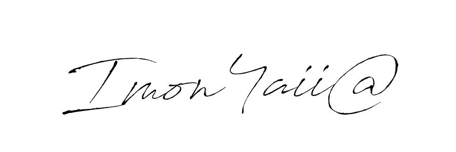 The best way (Antro_Vectra) to make a short signature is to pick only two or three words in your name. The name Imon4aii@ include a total of six letters. For converting this name. Imon4aii@ signature style 6 images and pictures png