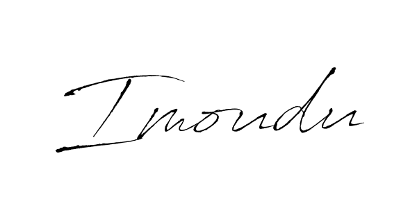 How to make Imoudu signature? Antro_Vectra is a professional autograph style. Create handwritten signature for Imoudu name. Imoudu signature style 6 images and pictures png