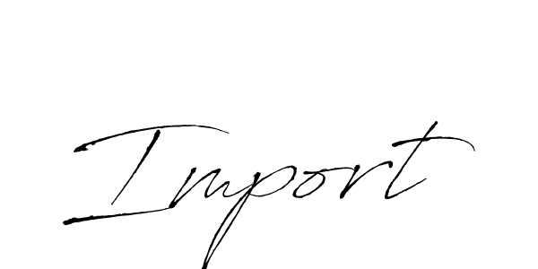 It looks lik you need a new signature style for name Import. Design unique handwritten (Antro_Vectra) signature with our free signature maker in just a few clicks. Import signature style 6 images and pictures png