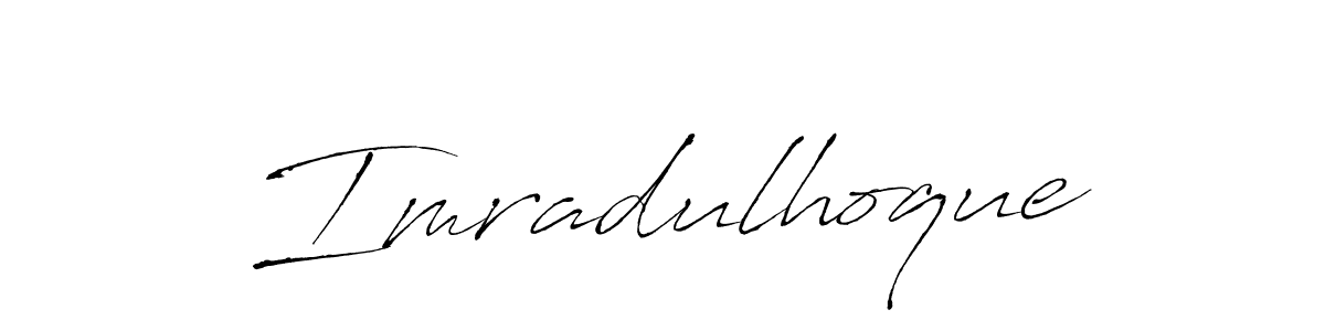 Design your own signature with our free online signature maker. With this signature software, you can create a handwritten (Antro_Vectra) signature for name Imradulhoque. Imradulhoque signature style 6 images and pictures png