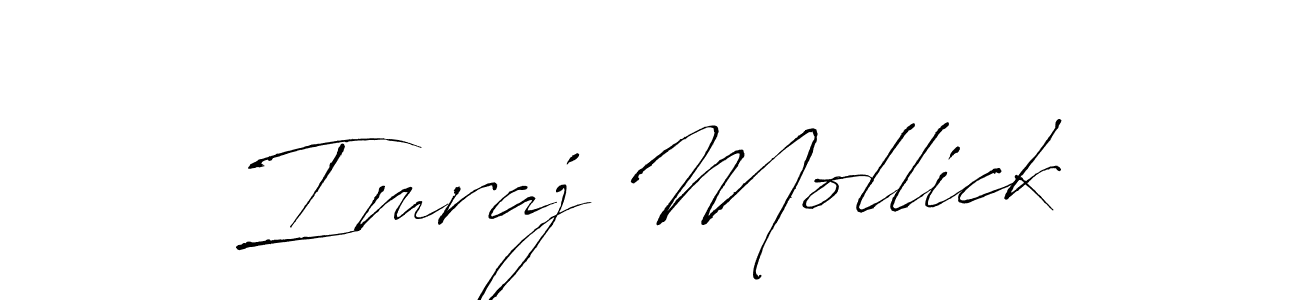 Create a beautiful signature design for name Imraj Mollick. With this signature (Antro_Vectra) fonts, you can make a handwritten signature for free. Imraj Mollick signature style 6 images and pictures png