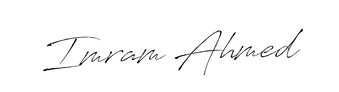 Antro_Vectra is a professional signature style that is perfect for those who want to add a touch of class to their signature. It is also a great choice for those who want to make their signature more unique. Get Imram Ahmed name to fancy signature for free. Imram Ahmed signature style 6 images and pictures png