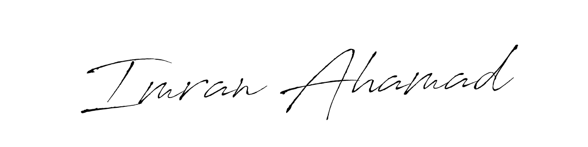 Also we have Imran Ahamad name is the best signature style. Create professional handwritten signature collection using Antro_Vectra autograph style. Imran Ahamad signature style 6 images and pictures png