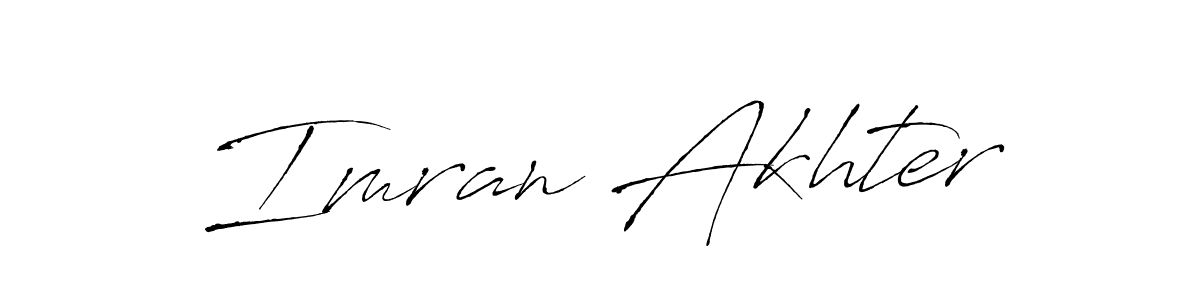 Antro_Vectra is a professional signature style that is perfect for those who want to add a touch of class to their signature. It is also a great choice for those who want to make their signature more unique. Get Imran Akhter name to fancy signature for free. Imran Akhter signature style 6 images and pictures png
