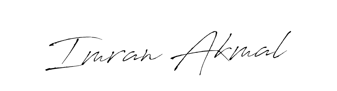 How to make Imran Akmal name signature. Use Antro_Vectra style for creating short signs online. This is the latest handwritten sign. Imran Akmal signature style 6 images and pictures png