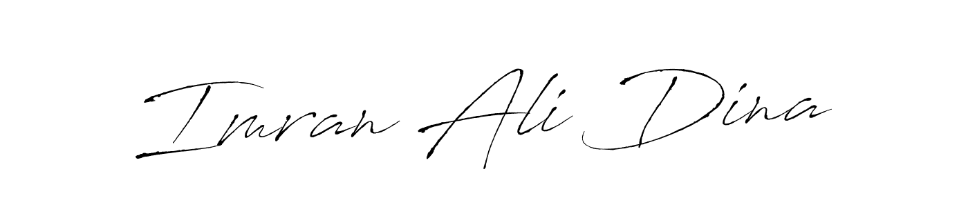 How to make Imran Ali Dina signature? Antro_Vectra is a professional autograph style. Create handwritten signature for Imran Ali Dina name. Imran Ali Dina signature style 6 images and pictures png