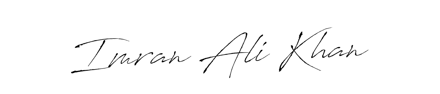 Antro_Vectra is a professional signature style that is perfect for those who want to add a touch of class to their signature. It is also a great choice for those who want to make their signature more unique. Get Imran Ali Khan name to fancy signature for free. Imran Ali Khan signature style 6 images and pictures png