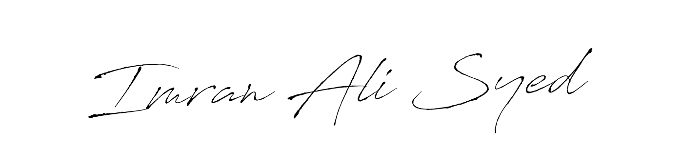 Make a short Imran Ali Syed signature style. Manage your documents anywhere anytime using Antro_Vectra. Create and add eSignatures, submit forms, share and send files easily. Imran Ali Syed signature style 6 images and pictures png