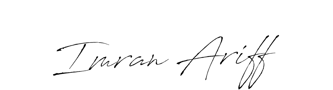 You should practise on your own different ways (Antro_Vectra) to write your name (Imran Ariff) in signature. don't let someone else do it for you. Imran Ariff signature style 6 images and pictures png