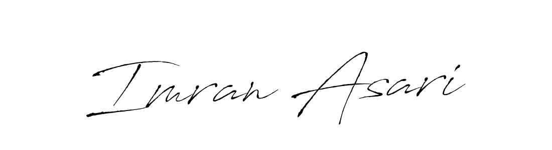 Also You can easily find your signature by using the search form. We will create Imran Asari name handwritten signature images for you free of cost using Antro_Vectra sign style. Imran Asari signature style 6 images and pictures png