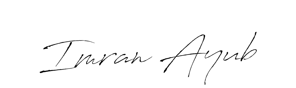 The best way (Antro_Vectra) to make a short signature is to pick only two or three words in your name. The name Imran Ayub include a total of six letters. For converting this name. Imran Ayub signature style 6 images and pictures png