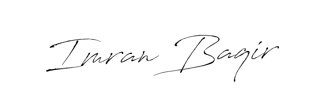 Use a signature maker to create a handwritten signature online. With this signature software, you can design (Antro_Vectra) your own signature for name Imran Baqir. Imran Baqir signature style 6 images and pictures png