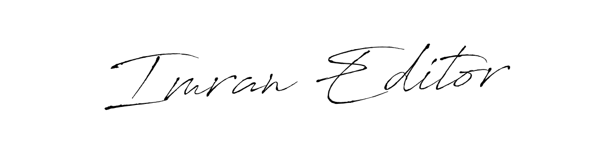 Once you've used our free online signature maker to create your best signature Antro_Vectra style, it's time to enjoy all of the benefits that Imran Editor name signing documents. Imran Editor signature style 6 images and pictures png