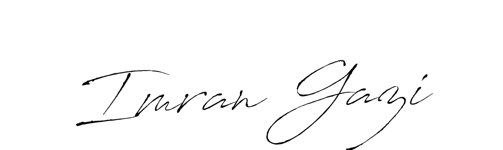 Antro_Vectra is a professional signature style that is perfect for those who want to add a touch of class to their signature. It is also a great choice for those who want to make their signature more unique. Get Imran Gazi name to fancy signature for free. Imran Gazi signature style 6 images and pictures png