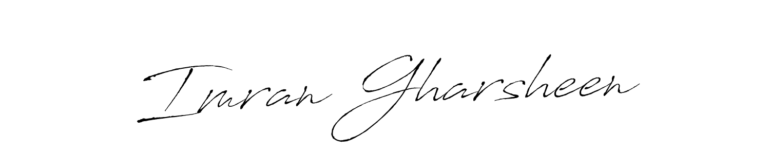 Once you've used our free online signature maker to create your best signature Antro_Vectra style, it's time to enjoy all of the benefits that Imran Gharsheen name signing documents. Imran Gharsheen signature style 6 images and pictures png