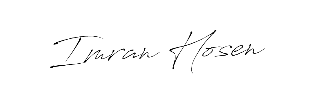 How to make Imran Hosen name signature. Use Antro_Vectra style for creating short signs online. This is the latest handwritten sign. Imran Hosen signature style 6 images and pictures png