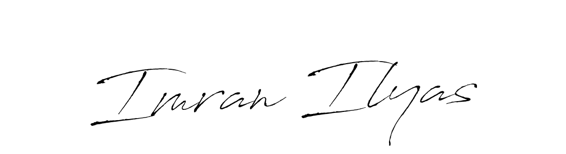 Design your own signature with our free online signature maker. With this signature software, you can create a handwritten (Antro_Vectra) signature for name Imran Ilyas. Imran Ilyas signature style 6 images and pictures png