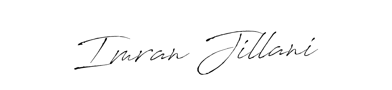 Use a signature maker to create a handwritten signature online. With this signature software, you can design (Antro_Vectra) your own signature for name Imran Jillani. Imran Jillani signature style 6 images and pictures png