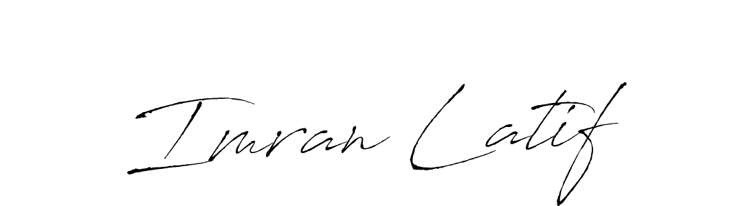 Make a beautiful signature design for name Imran Latif. With this signature (Antro_Vectra) style, you can create a handwritten signature for free. Imran Latif signature style 6 images and pictures png