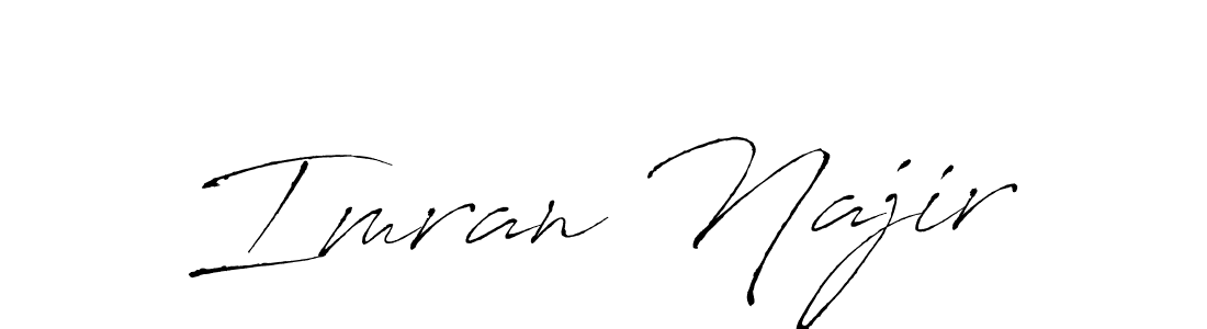 Make a beautiful signature design for name Imran Najir. With this signature (Antro_Vectra) style, you can create a handwritten signature for free. Imran Najir signature style 6 images and pictures png