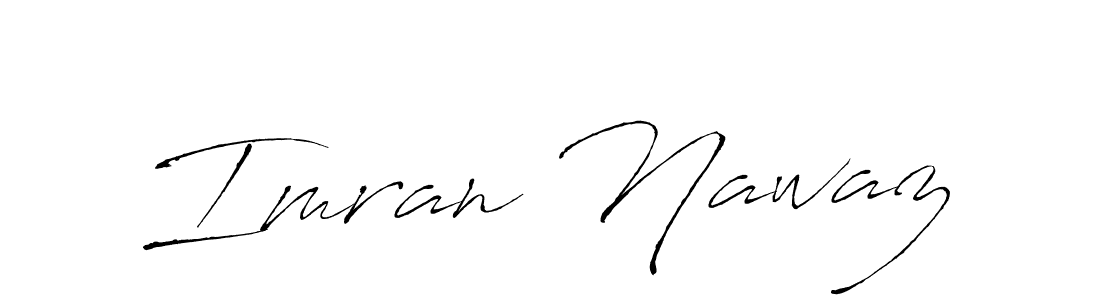 Make a beautiful signature design for name Imran Nawaz. With this signature (Antro_Vectra) style, you can create a handwritten signature for free. Imran Nawaz signature style 6 images and pictures png