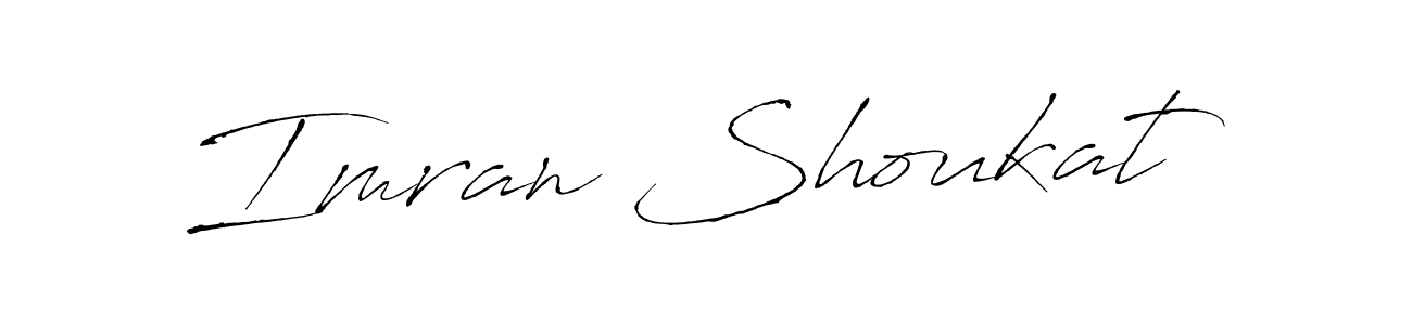 Make a beautiful signature design for name Imran Shoukat. With this signature (Antro_Vectra) style, you can create a handwritten signature for free. Imran Shoukat signature style 6 images and pictures png